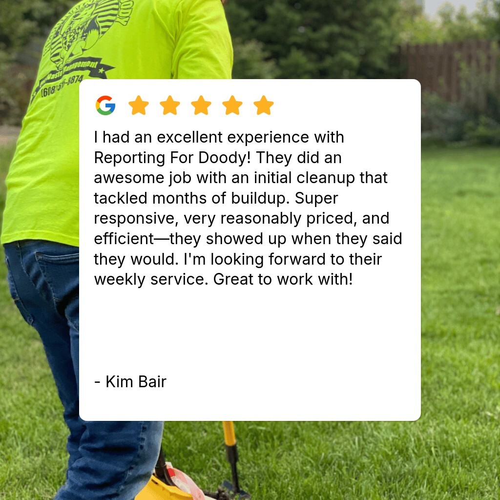 Reporting For Doody 6890fceb746eb82b1e6040da 🐕💩 August's Scoop: Reporting For Doody’s Monthly Roundup 🐾 Uncategorized  wiDog wi cleanup wi Waste Services dog poop Waste Services reporting for doody pooper scooper Poop Patrol Poop Free Pet Waste Management newsletter madison dog poop Dog Friendly Dog 