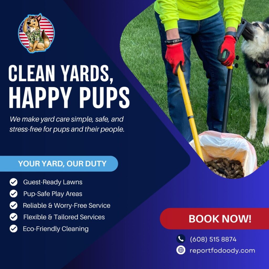 Reporting For Doody 571030579_1609899093781127_3936335405139705831_n-3-1024x1024 🐕💩 March's Scoop: Reporting For Doody’s Monthly Roundup 🐾 Uncategorized  wi Waste Services dog poop Waste Services reporting for doody pooper scooper Poop Patrol Poop Free Pet Waste Management newsletter madison dog poop Dog Friendly Dog 