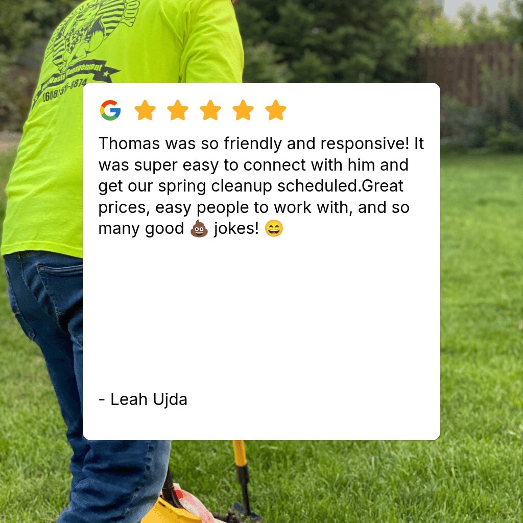 Reporting For Doody 658161767_1744809563623412_753067820480906543_n 🐕💩 April's Scoop: Reporting For Doody’s Monthly Roundup 🐾 Uncategorized  Waste Services dog poop Waste Services reporting for doody pooper scooper Poop Patrol Poop Free Pet Waste Management newsletter madison dog poop Dog Friendly Dog 